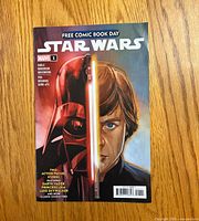 Front cover showing Star Wars #1 FCBD edition