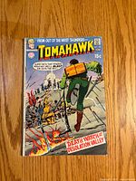 Front cover of Tomahawk #130 showing title, artwork and 15¢ price