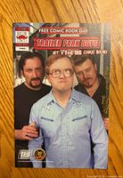 Front cover showing live-action cast and Free Comic Book Day banner