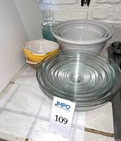 All items grouped on counter