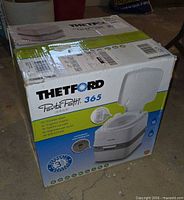 Sealed retail box showing Thetford Porta Potti 365 branding