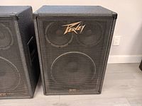 Front view showing grille, Peavey logo, speaker layout