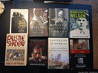 All eight books front covers displayed
