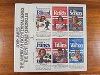 Rear of slipcase showing cover art and volume list