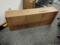 Full view of unopened bench carton