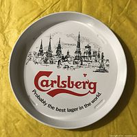 Top view showing Copenhagen skyline graphic, logo and slogan