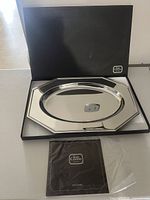 Platter in open original box with booklet