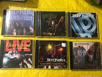 Front covers of all six CDs