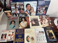 All seventeen books laid out showing covers and titles