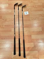 Three wedges full length on floor