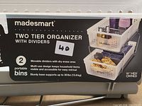 Retail label showing product name and features