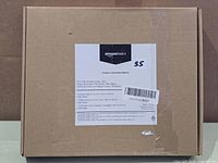 Retail box front showing Amazon Basics label and product details