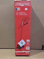 Sealed retail box front showing Craftsman V20 string trimmer/edger image