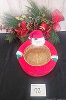 Front view of both items showing size relation