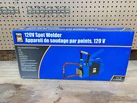 Front of sealed PowerFist 120V Spot Welder box
