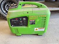 Left side showing control panel, outlets, switches and labels