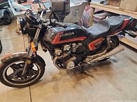 Left side view of Honda CB900F motorcycle