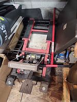 Full view of Motomaster jack folded