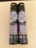 Two Re-design Saltwater Life decor transfer tubes front view