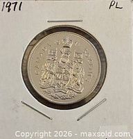 Full holder showing 1971 label and PL notation