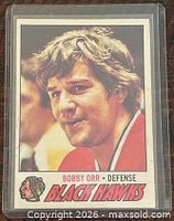 Front of Bobby Orr #251 O-Pee-Chee card in sleeve