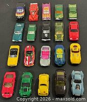 All 20 die-cast vehicles arranged in 4x5 grid