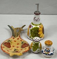 Entire four-piece ceramic set