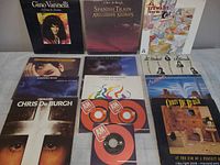 Group view of all LPs and three 7" singles