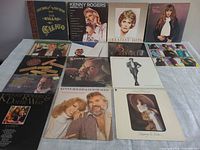 Overview showing all visible LP jackets laid out