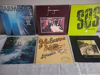 All six LP jackets displayed