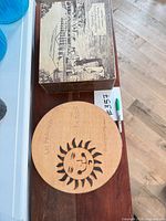 Overhead of both boxes closed