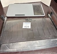 Both keyboard tray and lap desk overview