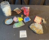 All items laid out together