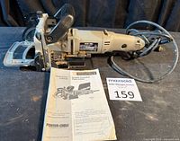 Full view of Porter-Cable 557 plate joiner with manual