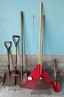 all six yard tools grouped