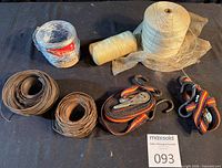 All items overview on table