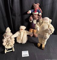 Group shot of all four holiday figures