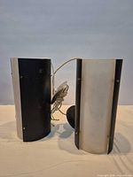 Both pendant lights side by side showing design and hardware