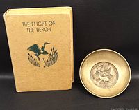 Front of book and dish for overall view