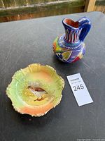 Dish and pitcher, full lot overview