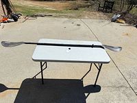 Paddle fully assembled on table