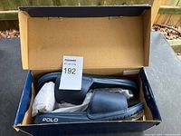 Slides in open original box with lot tag visible