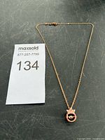 Full necklace with pendant and chain