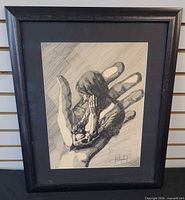 Full framed print showing image and frame