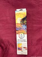 Front of boxed Let's Paint Pier Sunset kit