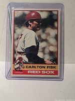 Front of card in protective sleeve