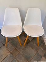 Front view of both chairs together