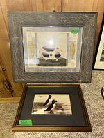 Both framed prints together