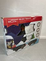 Front of boxed MOTA Holiday Train Set