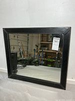 Front view showing entire mirror and frame